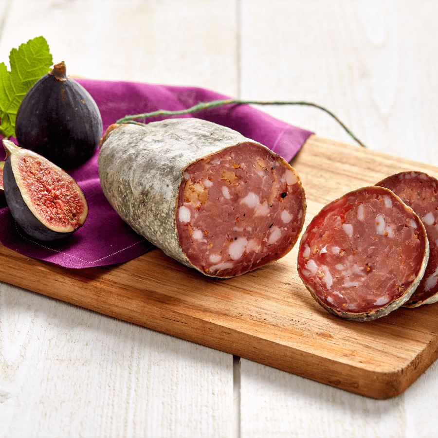 Saucisson sec mit Feige