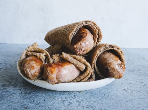 Set mit 3 bretonischen Galettes-saucisses