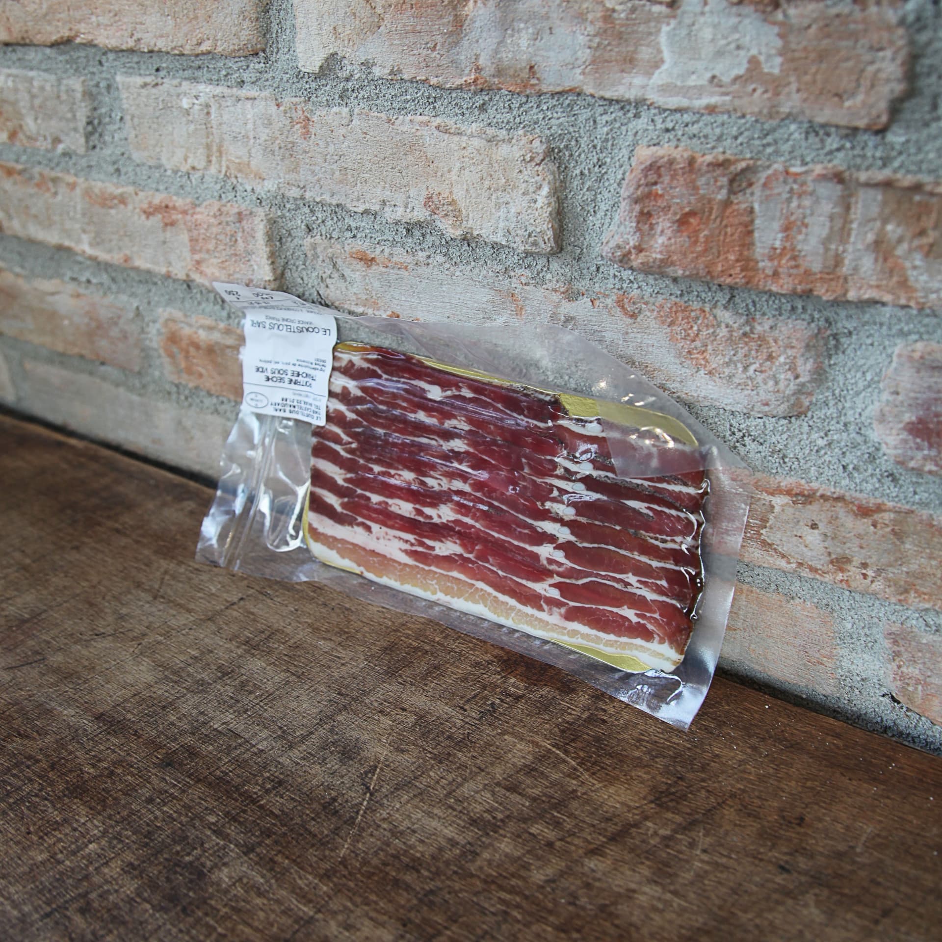 Schweinebauch in Scheiben