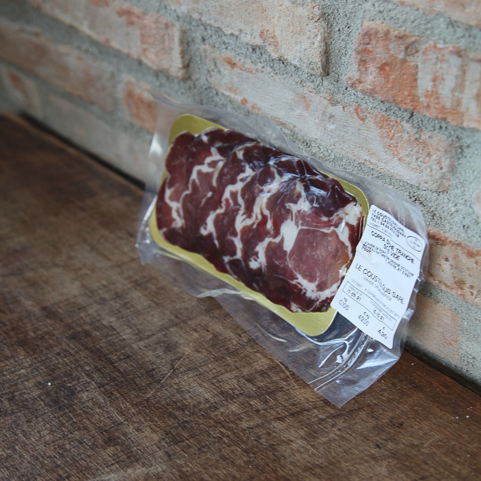 Coppa in Scheiben