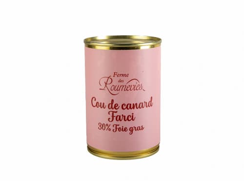 Gefüllter Entenhals, 30 % Foie gras entier