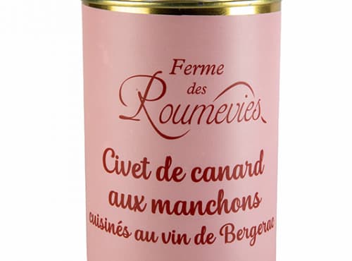 Entenragout in Bergerac-Wein