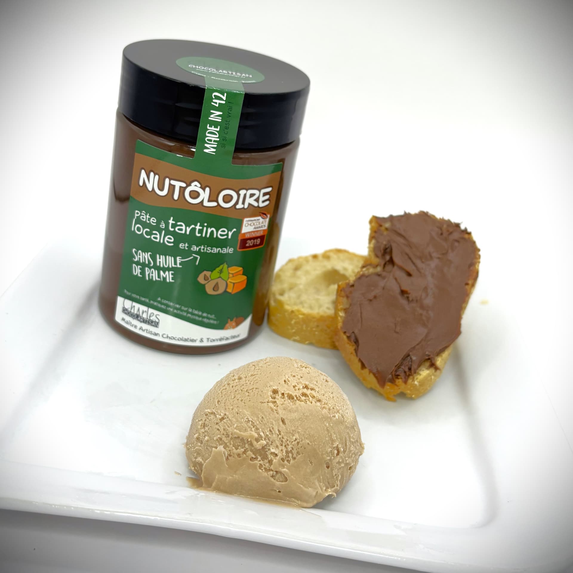 Eiscreme mit Nutôloire