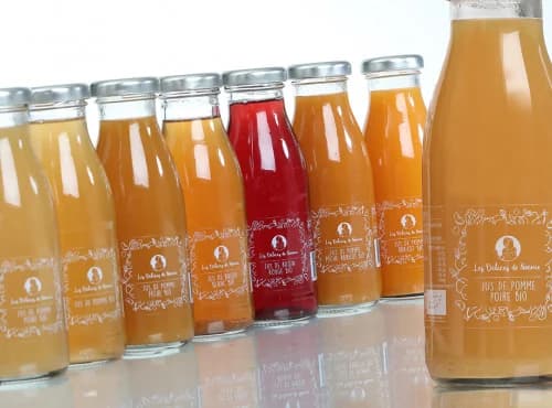 6er-Set Bio-Säfte für Babys: 2 x rote Traube, 2 x Apfel-Birne & 2 x Apfel-Aprikose (6 x 25 cl)