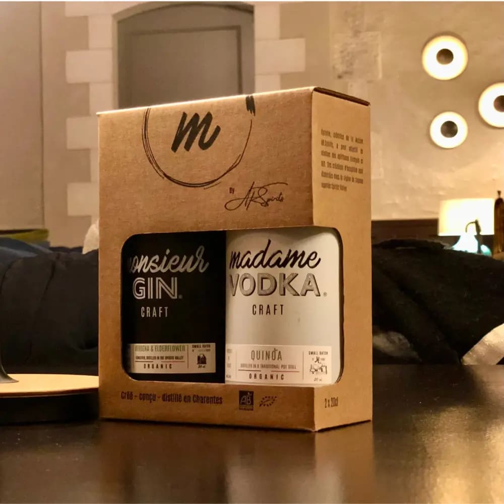 Geschenkbox: Gin und Wodka