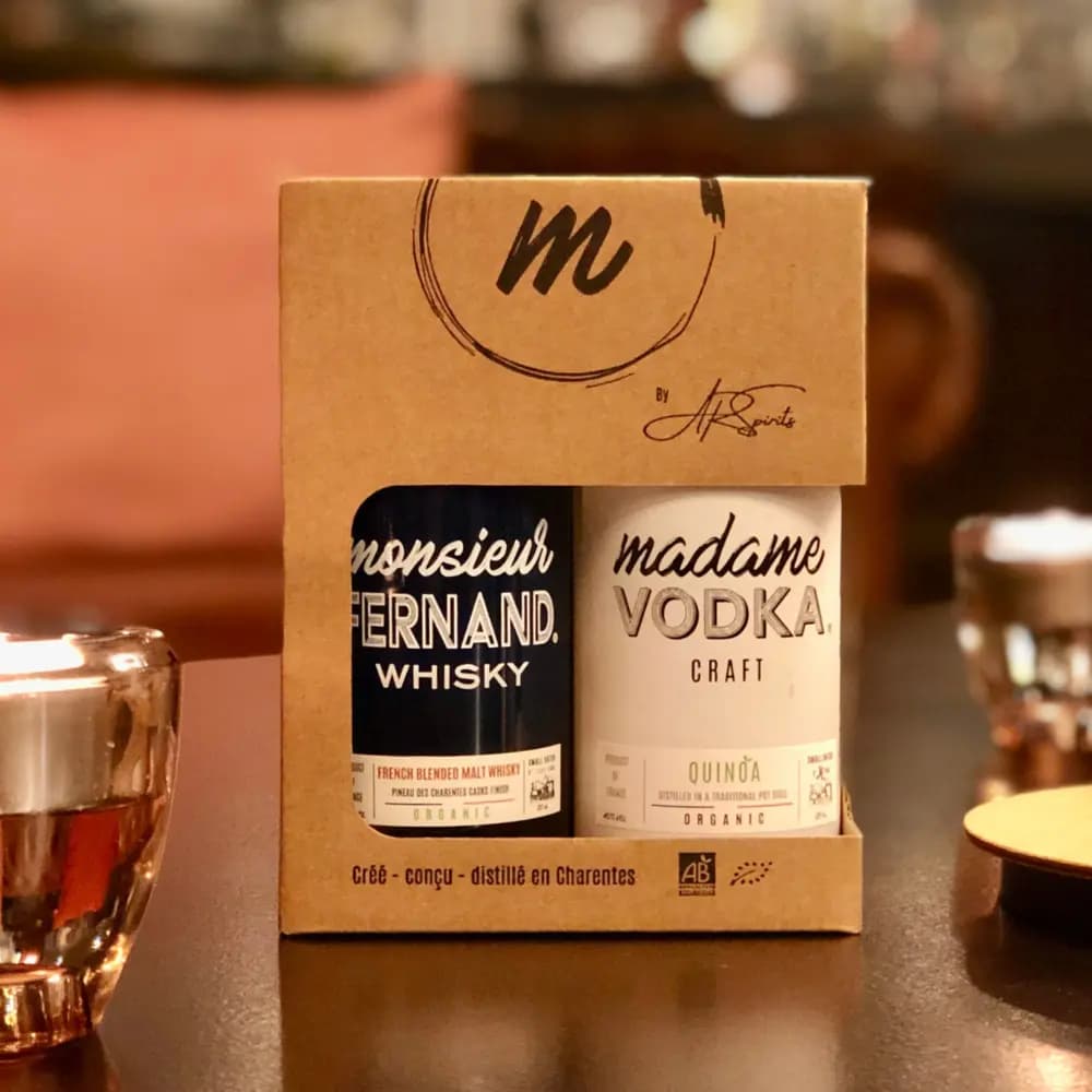 Geschenkbox Wodka und Whisky