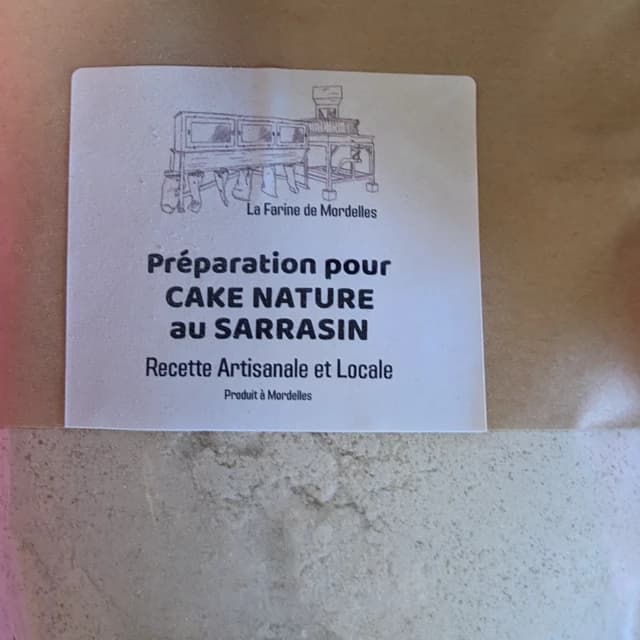 Backmischung für Buchweizen-Kastenkuchen, 6 Personen