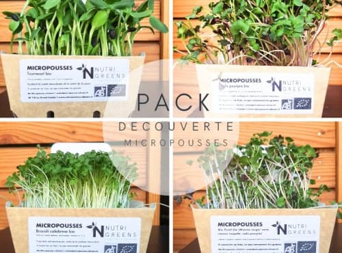 Microgreens Bio-Probierpaket, 16 Schalen