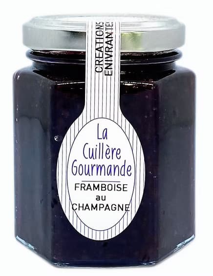 Konfitüre aus HIMBEEREN MIT CHAMPAGNER