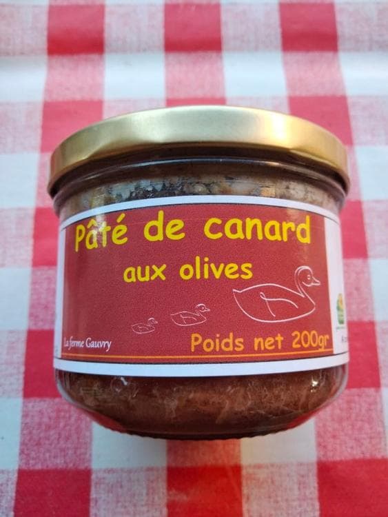 Entenpastete mit Oliven