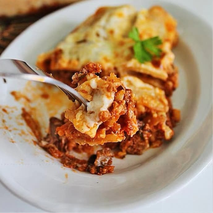Rindfleisch-Lasagne