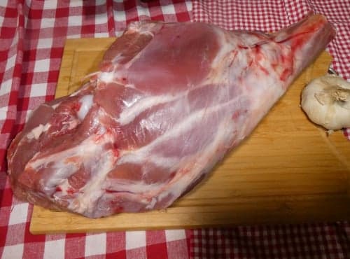 Lammkeule der Rasse Romane