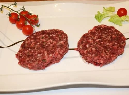 Gesalzenes Lammhackfleisch