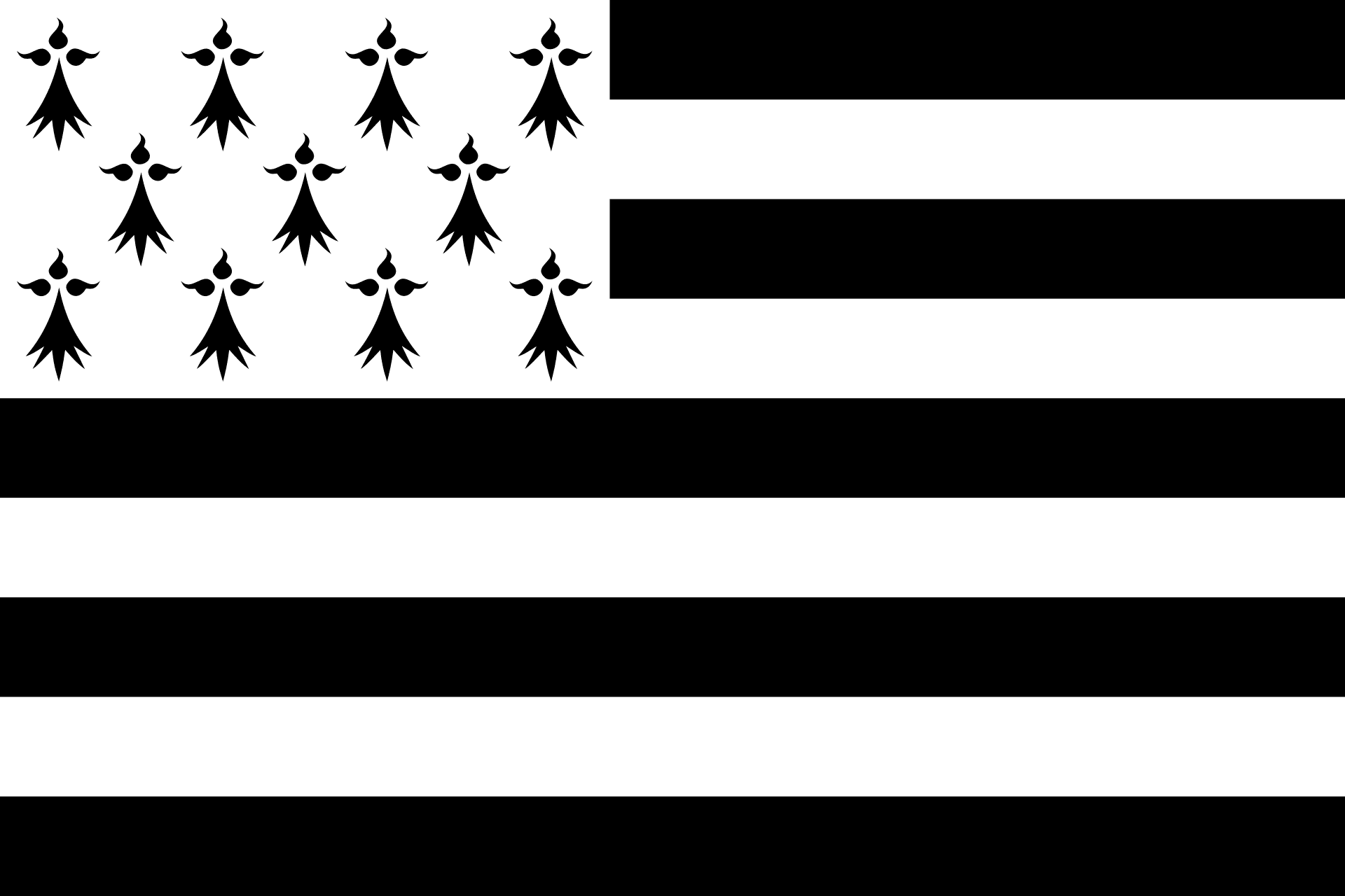 Flagge: Bretagne